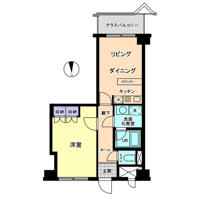 信開ドムス舞崎の間取り