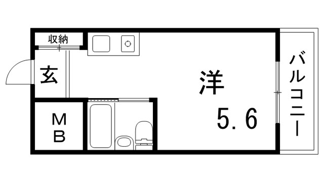 アルテハイム神戸・県庁前の間取り