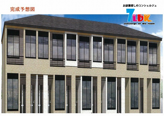 【葛城市北花内のアパートの建物外観】