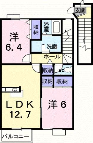 パストラルコート30-38の間取り