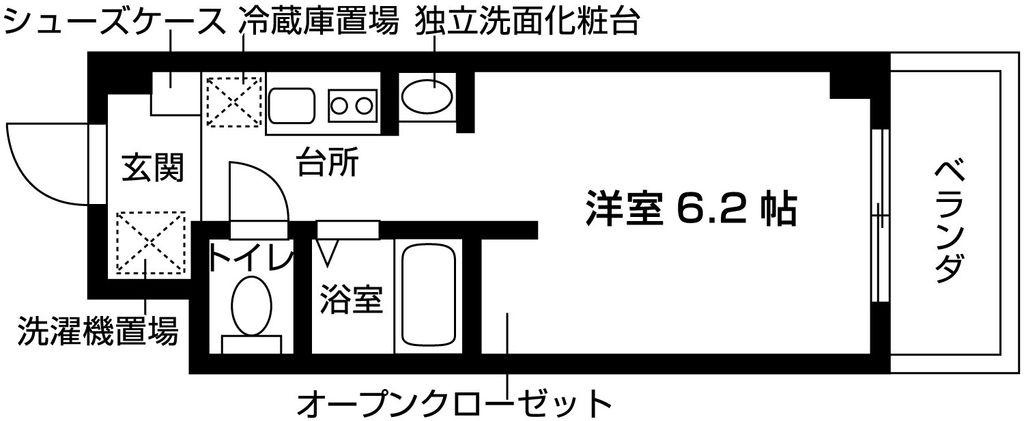 グリーンエミナンス東山の間取り