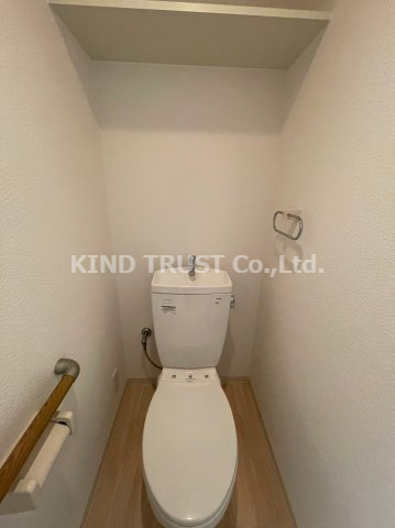 トイレ　ゆったりとした空間のトイレです