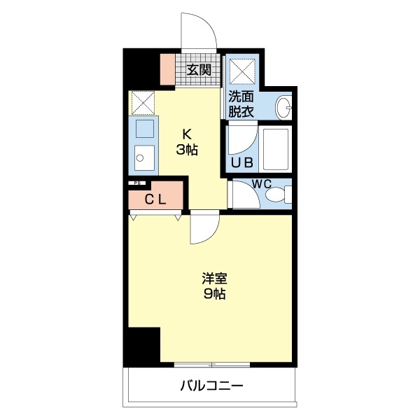 マンション彦根駅西の間取り