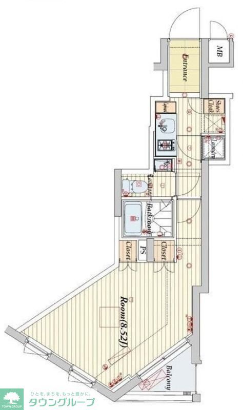 練馬区豊玉上のマンションの間取り