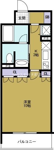 リーガル弁天町IIの間取り