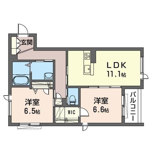 グランデ　チッタ　イーストの間取り