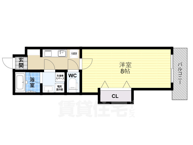 フェリオ柏原の間取り