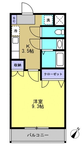 ヴィクトワール・サイダの間取り