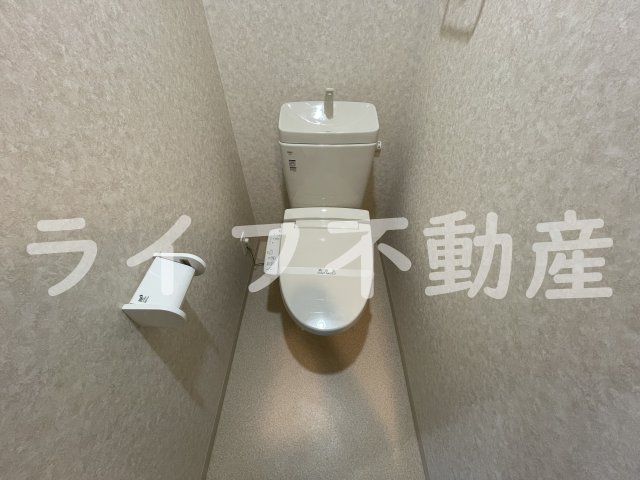 トイレ　ゆったりとした空間のトイレです