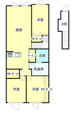PLEASANTVの間取り