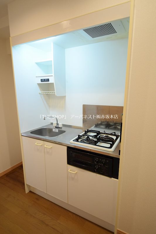 キッチン　2口ガスコンロ