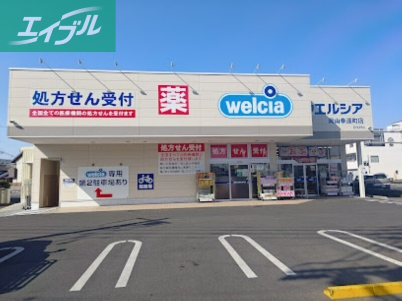 ドラックストア　ウエルシア岡山奉還町店（ドラッグストア）まで542m