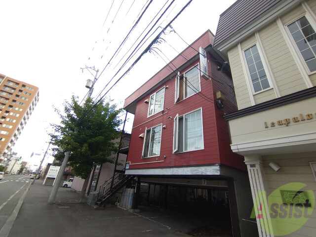 建物外観　札幌市北区北３０条西「プラザイン３０７」