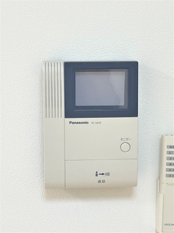 セキュリティ　ＴＶ付きインターホンです♪
