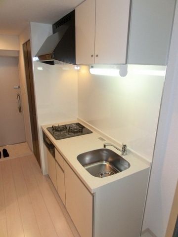 キッチン　2口ガスコンロ設置済み