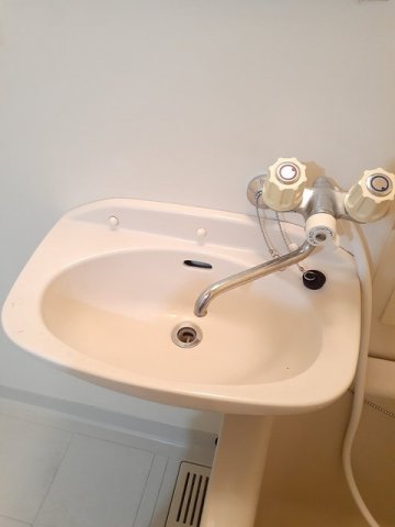 洗面設備　広い洗面スペース