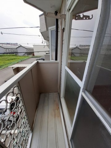 バルコニー　広々としたバルコニーです