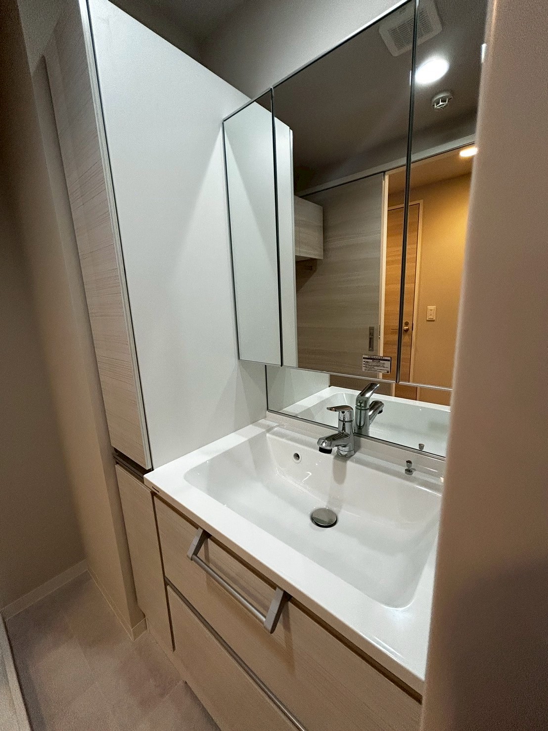 洗面設備　現状優先。