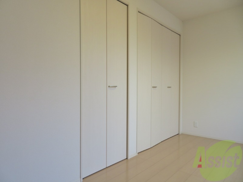 収納　ここに収納があります。収納があると部屋が広く使えます。