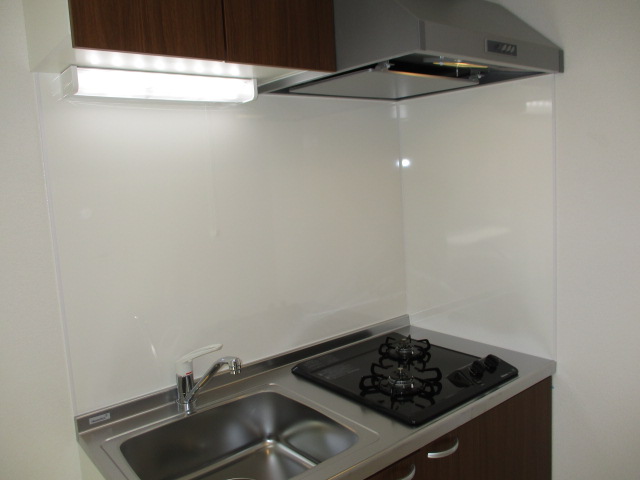 キッチン　２口ガスコンロ付き