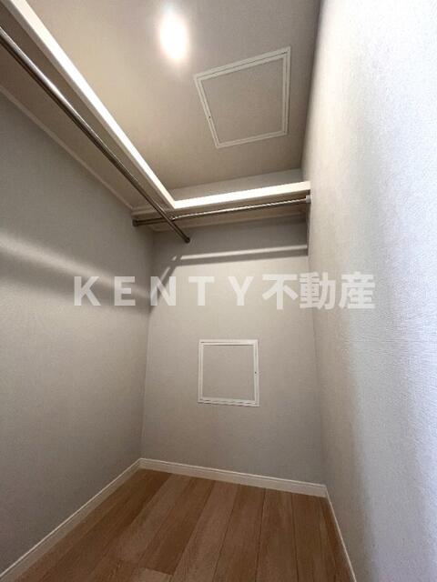 収納　大きなスペースがあり、収納には困りません