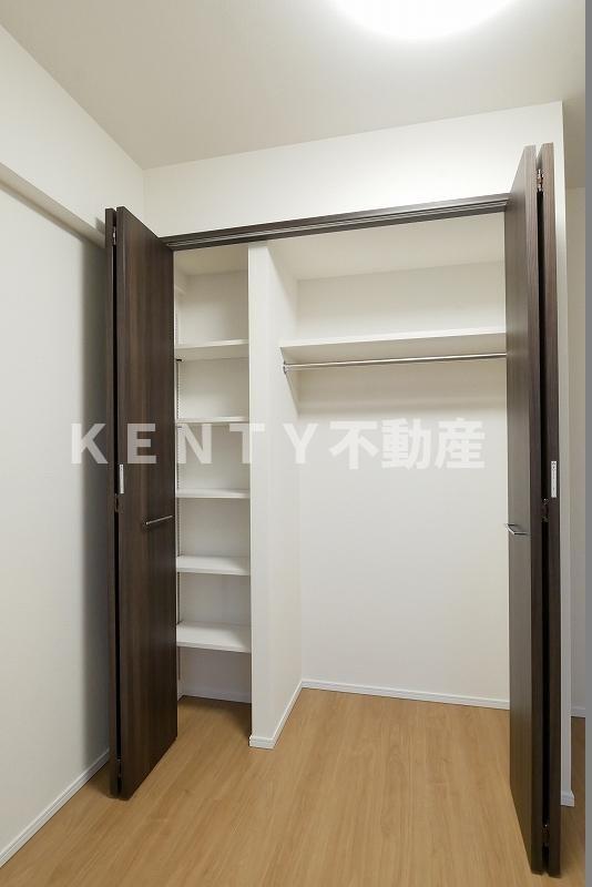 収納　十分な収納スペースがあります