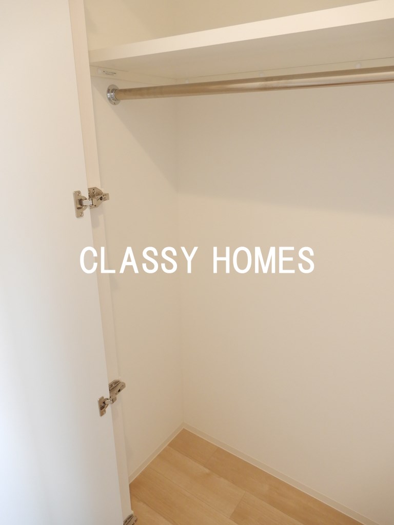 収納　2018年竣工 ストーリア三田：クローゼット