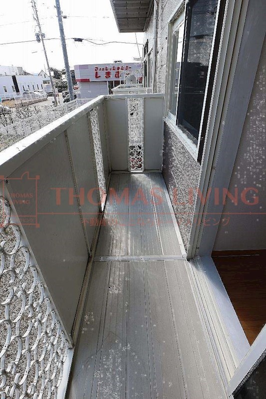 バルコニー　写真は別号室のものです。