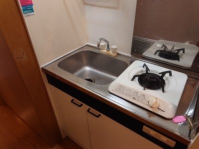 キッチン　1口ガスコンロ