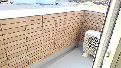 バルコニー　図面と現状に相違がある場合には現状を優先