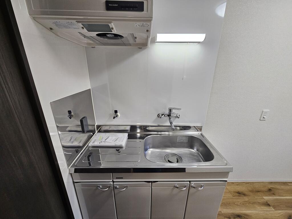 大川市 2階建 築4年のキッチン写真