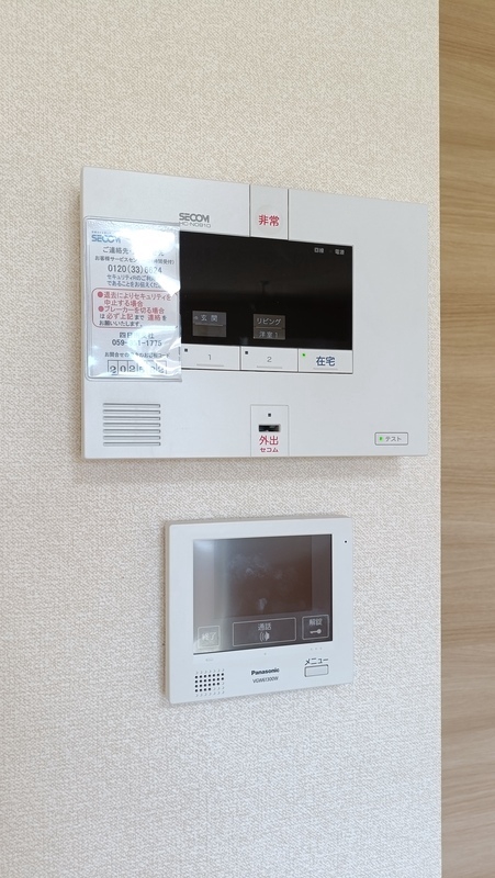 セキュリティ　モニター付きインターフォン