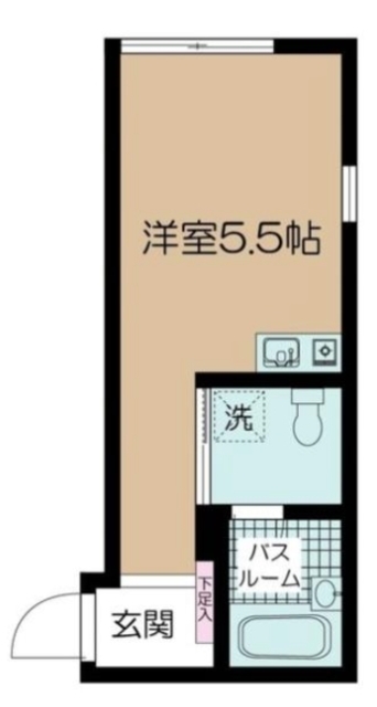 ワンルーム Apartment in Meguro, Tokyo — photo 2 of 3