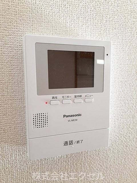 セキュリティ　来訪者の姿を確認できます。