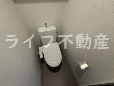 トイレ　ゆったりとした空間のトイレです