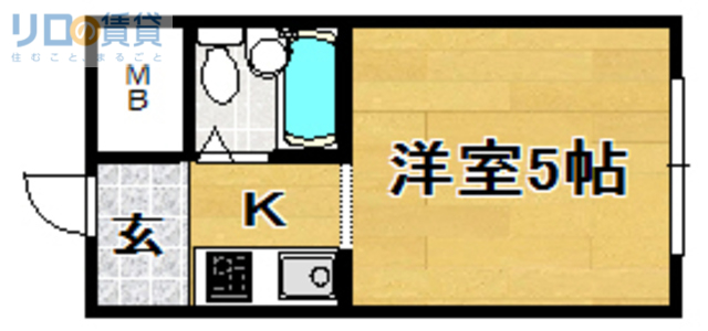 Bulk courtの間取り写真