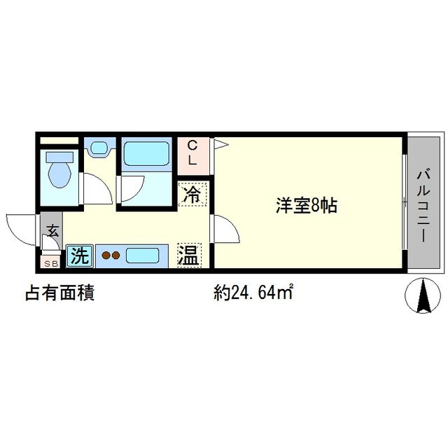 グランコスモ鴨川の間取り写真