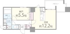 BROU上町台の間取り写真