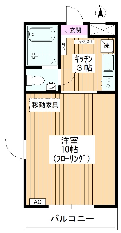四葉アパートメントの間取り写真