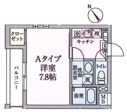 小田急小田原線 小田急相模原駅 徒歩3分 3階建 築9年の間取り写真
