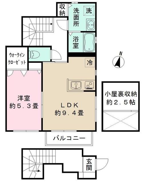 RIZ大京町の間取り写真