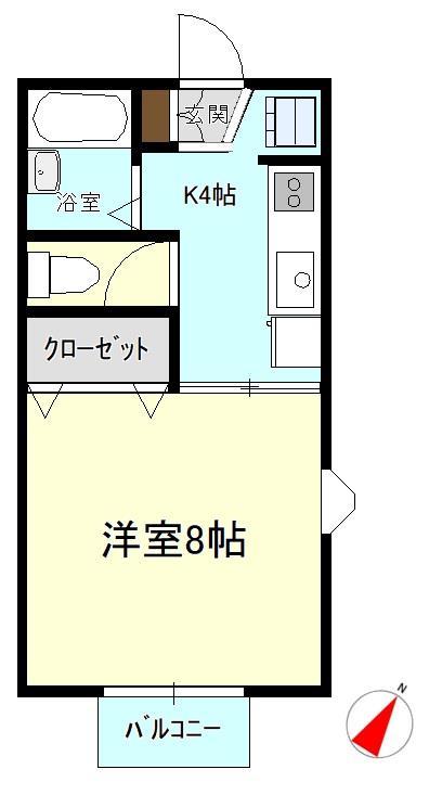メゾンクレール B棟の間取り写真