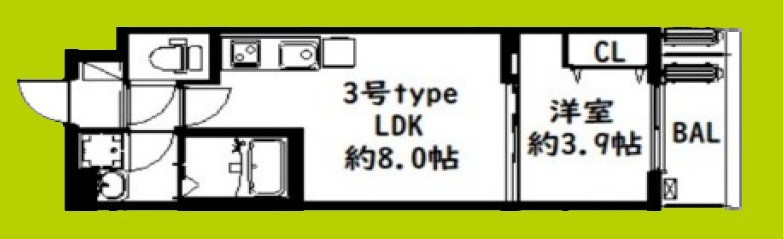 D porta arcobalenoの間取り写真