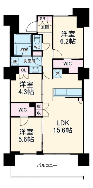 大宮スカイ&スクエア ザ・タワーの間取り写真