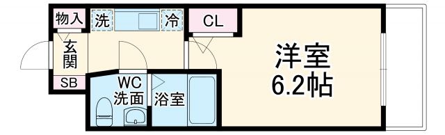 エスリード京橋III番館の間取り写真