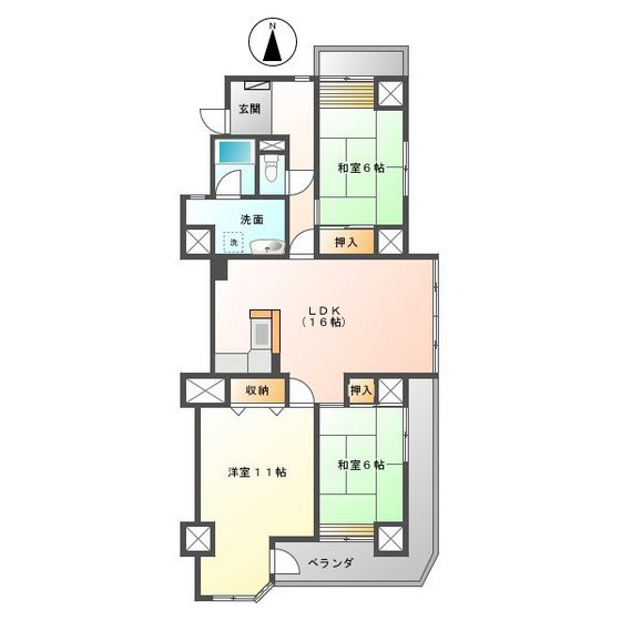 ロイヤル東海川原町の間取り写真