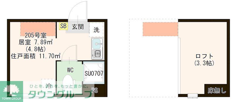 ハーモニーテラス千住河原町IIIの間取り写真