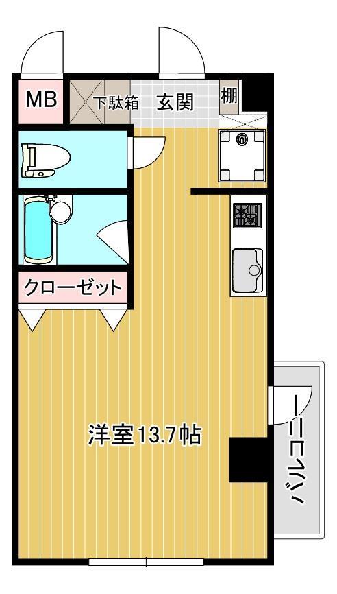 アルファコートGrandeの間取り写真