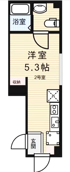 京成押上線 四ツ木駅 徒歩2分 4階建 築4年の間取り写真