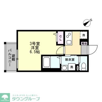 ベイルームプロスパー海老名の間取り写真